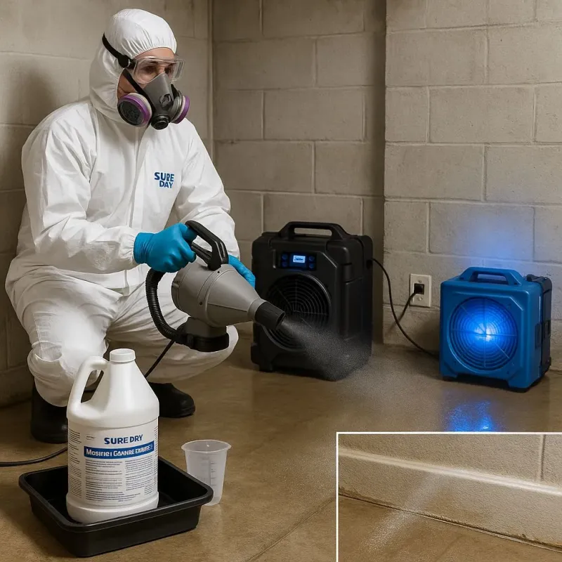 Sanitization and Odor Removal process in Clifton, TX